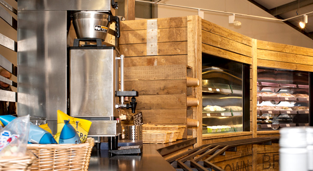 The servery area design accommodated the client’s environmental concerns, minimising the new building’s carbon footprint The servery area design accommodated the client’s environmental concerns, minimising the new building’s carbon footprint