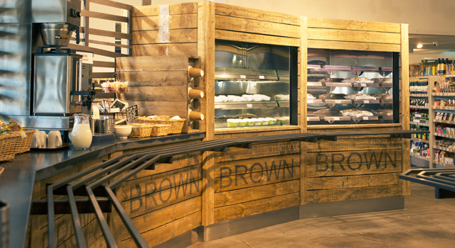 ScoMac developed a comprehensive design that included the servery area and the flow through the farm shop