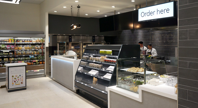 ScoMac procured and managed the full fit out of the Bakery area for Waitrose, including the Altro floor finish, decorations, vinyl wall cladding, ceramic wall tiling, stainless steel cladding, skirting and rails
