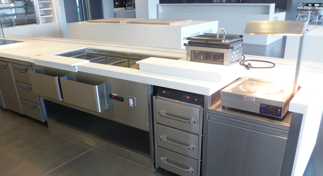 ScoMac provided cost-saving options through our custom kitchen fabrication and bespoke servery counters